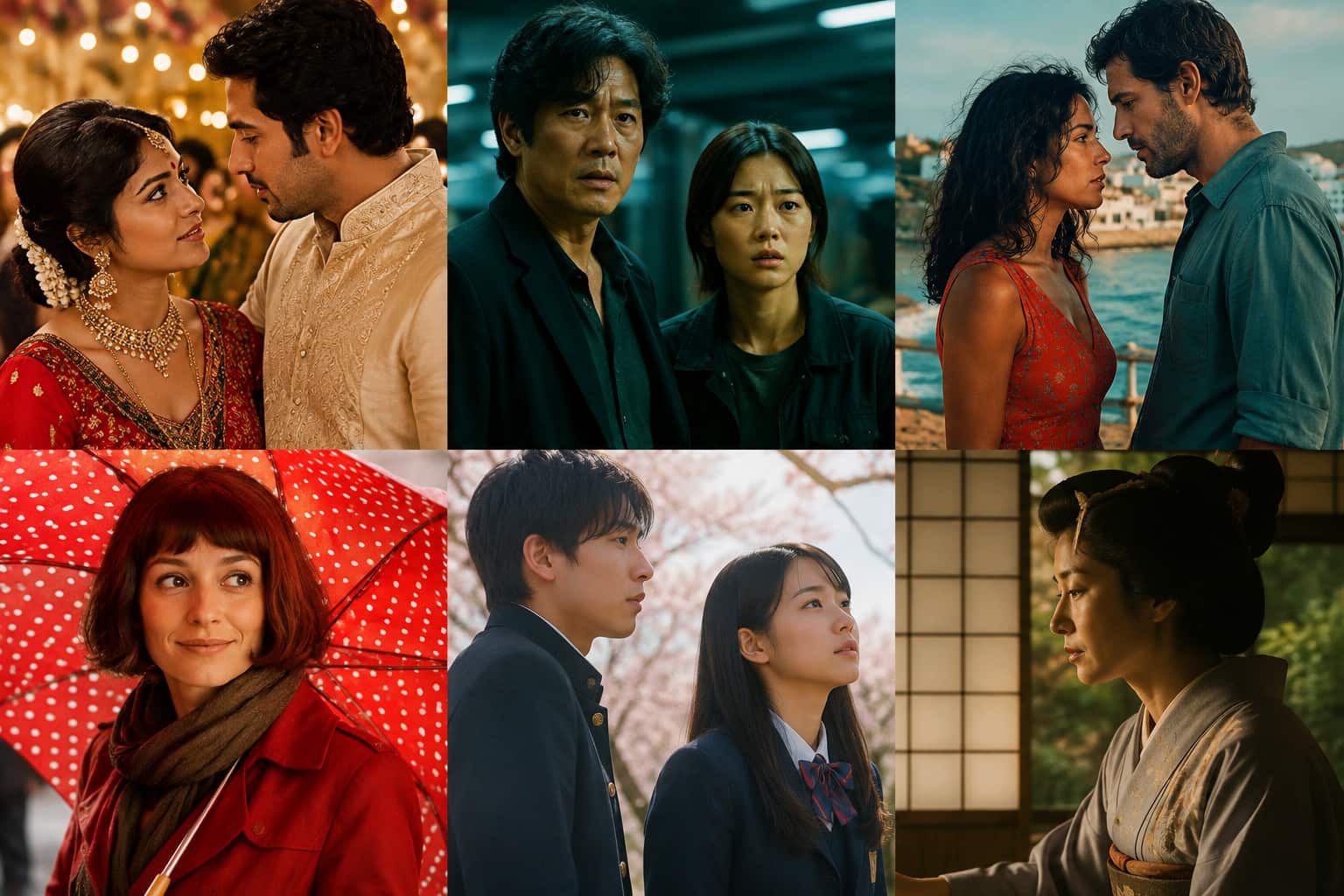 World map and globe representing multi-language film filtering